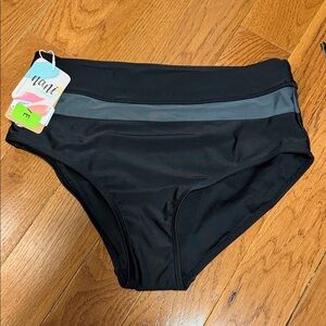 Nani Women's Black and Gray swim bottoms